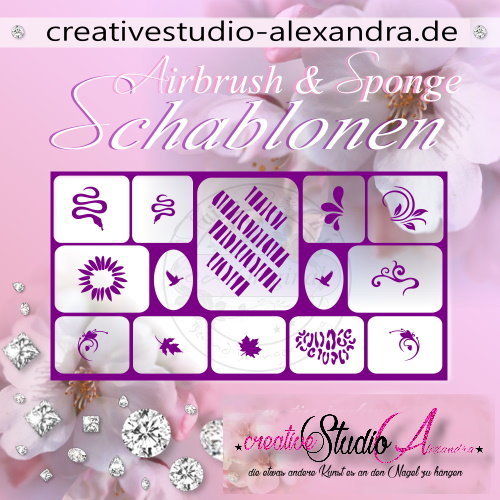 Airbrush Schablone Schmuck Mix II :03