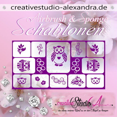 Airbrush Schablone Schmuck Mix II :02