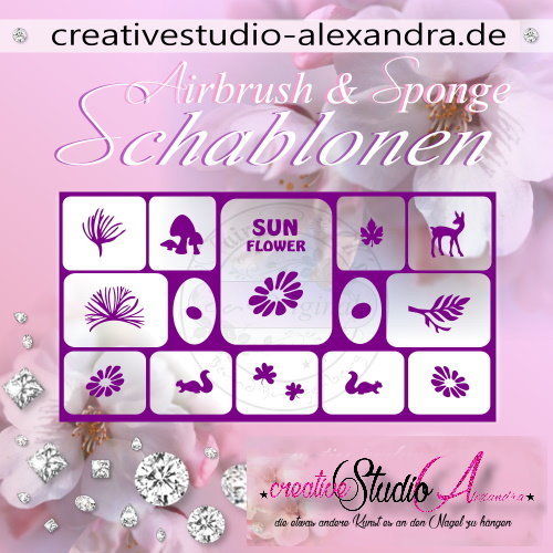 Airbrush Schablone Schmuck Mix II :04