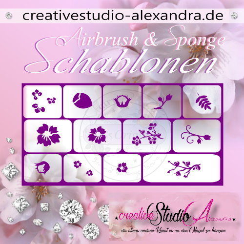 Airbrush Schablone Schmuck Mix II :05