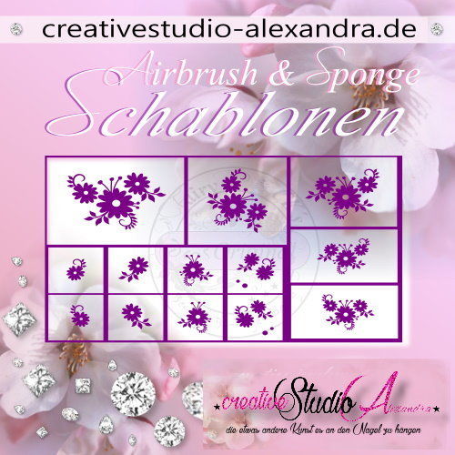 Airbrush Schablone Schmuck Mix II :14
