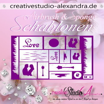 Airbrush Schablone Schmuck Mix II :17
