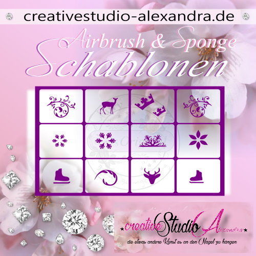 Airbrush Schablone Schmuck Mix II :39