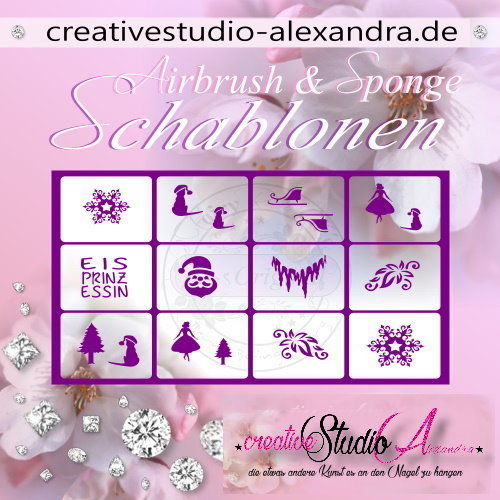 Airbrush Schablone Schmuck Mix II :44