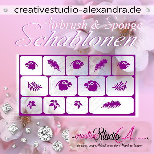 Airbrush Schablone Schmuck Mix II :49
