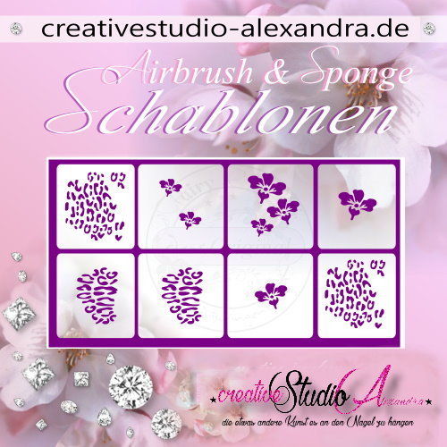 Airbrush Schablone Schmuck Mix II :56